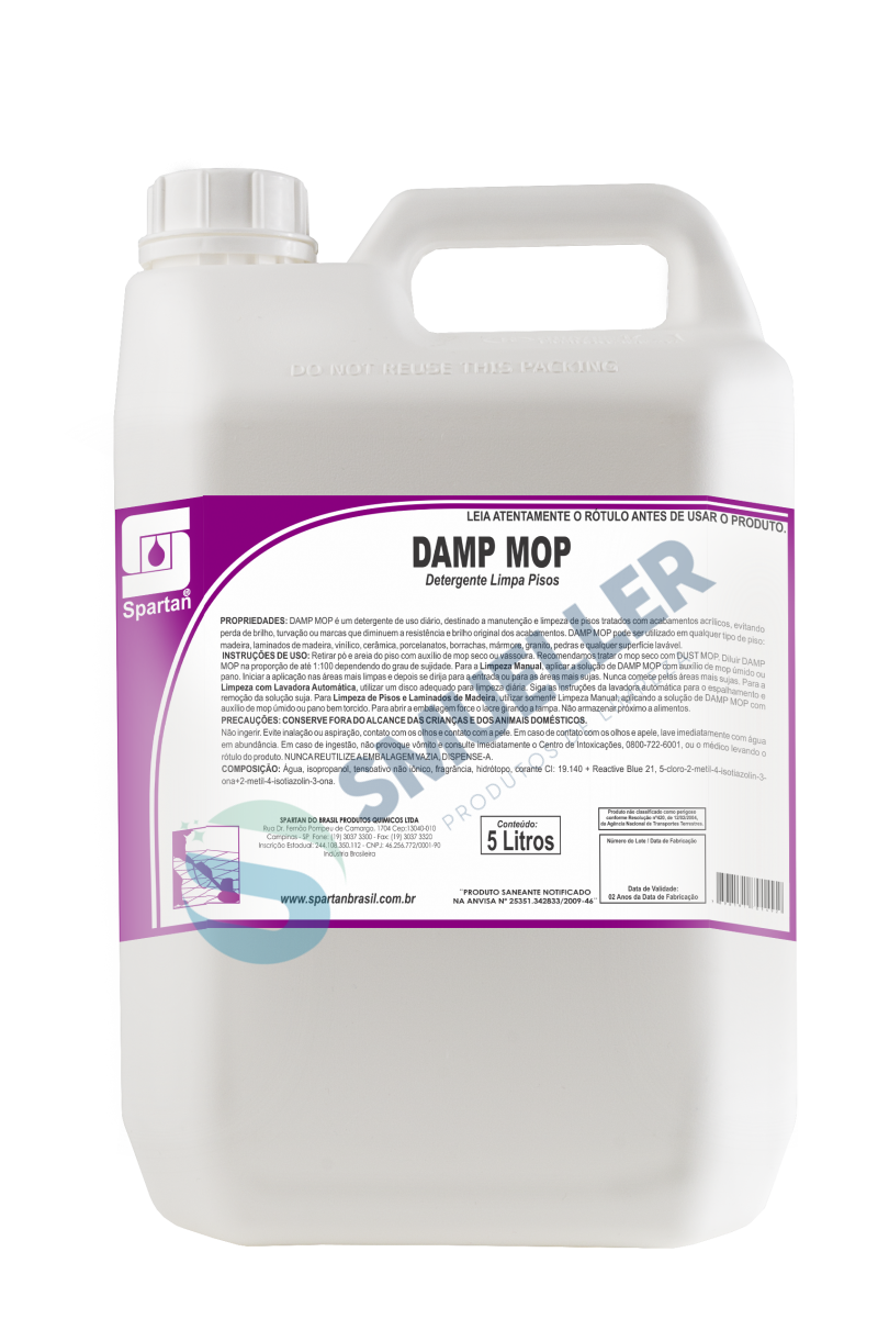 DAMP MOP – Detergente Limpa Pisos Uso Diário